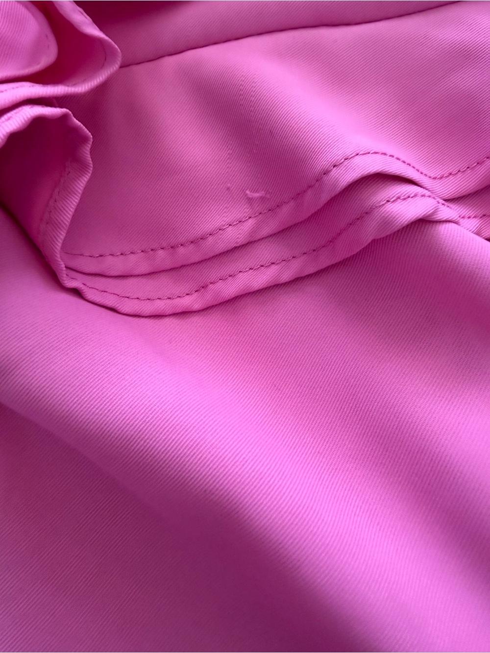 Maggie Marilyn Pink Ruffle V-Neck Mini Dress - Picture 9 of 10